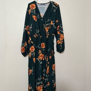 BloomChic 26 Green Floral Dress